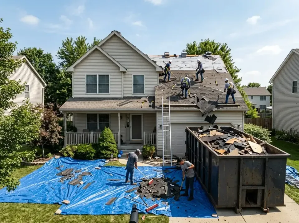 roof-replacement-debris-remova-004 — frequently asked questions, Cheapest Dumpster Rentals in Park View, IA